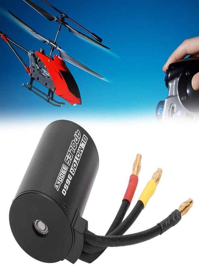 شانريا محرك بدون فرش، محرك 3650 3900KV، محرك بدون فرش رباعي الأقطاب ذو 12 فتحة، مكونات إلكترونية، محرك بدون فرش 3650 3900KV للسيارات التي تعمل بالتحكم عن بعد (محرك بدون فرش 3650 3900kv) - Image 5